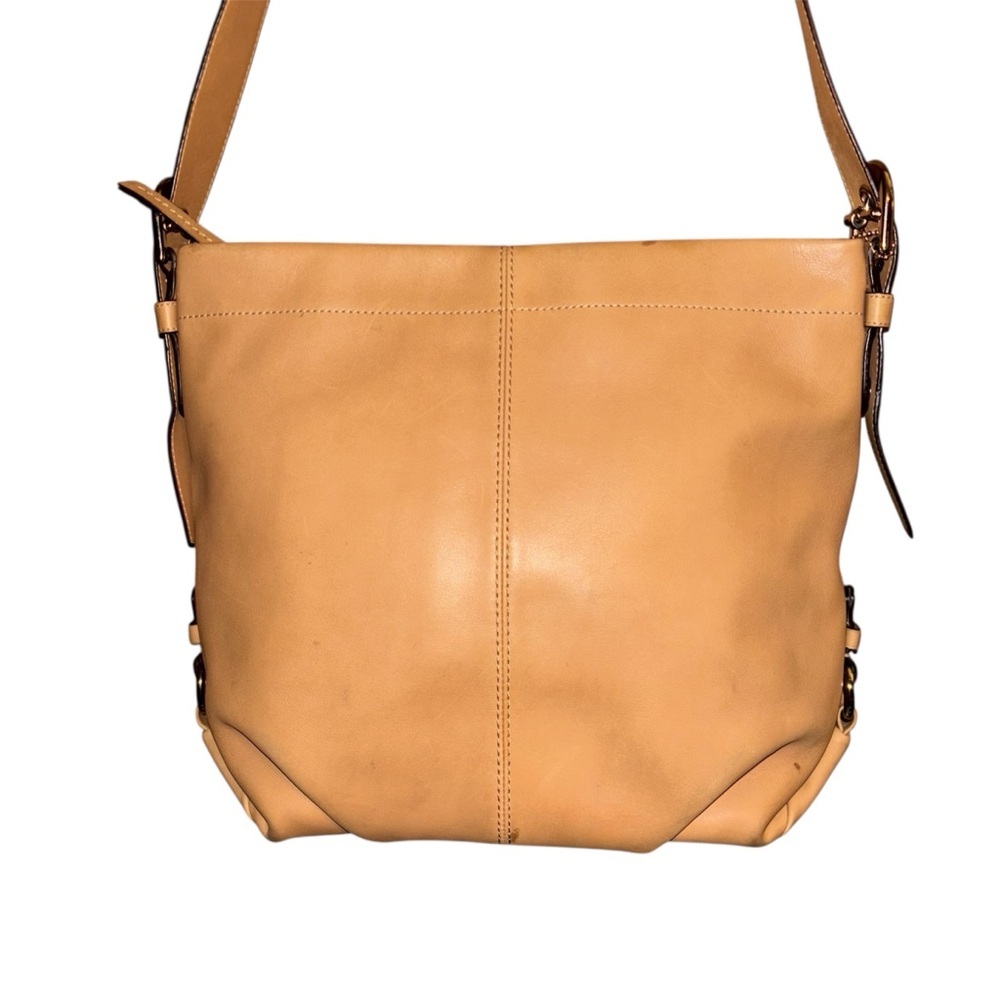 Coach Tan Leather Shoulder Bag